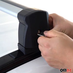 Toyota RAV4 Roof Rack Cross Bars - Omac - Delta Vehicle Spec 2Pcs - Gray - 2019-2025